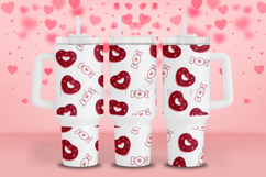 donuts candy valentine themed 40oz tumbler wrap design featuring valentine style artwork available as digital files ready to download for crafting and decor projects