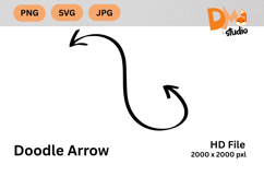 Doodle Arrow Product Image 1