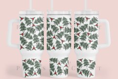 Bundle 6 Christmas 40oz Tumbler Sublimation Wrap SVG Product Image 2