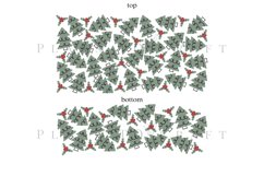 Bundle 6 Christmas 40oz Tumbler Sublimation Wrap SVG Product Image 3