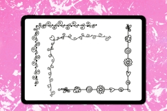 Doodle Corner Decorations Procreate Stamps Product Image 6