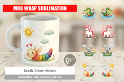 Mug Wrap Doodle Dream Animals Product Image 1