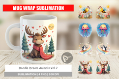 Mug Wrap Doodle Dream Animals Product Image 1