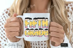 Pencil Doodle Fifth Grade PNG | Back To School PNG Product Image 2