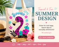 Doodle Flamingo svg, girl flamingo face Product Image 4