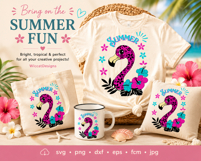 Doodle Flamingo svg, girl flamingo face Product Image 5