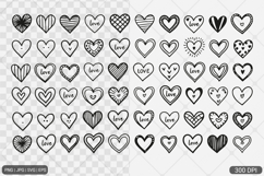 Doodle Heart SVG Collections Product Image 1