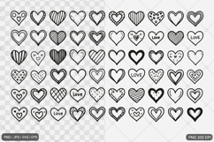 Doodle Heart SVG Product Image 1