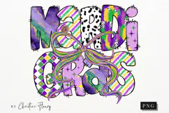 Mardi Gras Coquette PNG | Mardi Gras Png Product Image 5