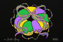 Mardi Gras King Cake PNG | Mardi Gras Png Product Image 4