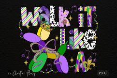 Walk It Like A Dog PNG | Mardi Gras Png Product Image 4