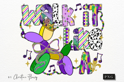 Walk It Like A Dog PNG | Mardi Gras Png Product Image 5