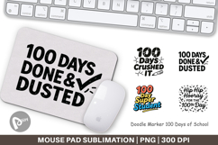 Doodle Marker 100 Days Mouse Pad Product Image 1