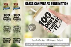 Doodle Marker 100 Days Glass Can Product Image 1