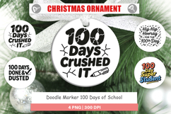 Doodle Marker 100 Days Ornament Product Image 1