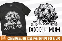 Doodle Mom SVG PNG | Labradoodle Dog | Dog mom | Sublimation Product Image 1