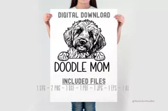 Doodle Mom SVG PNG | Labradoodle Dog | Dog mom | Sublimation Product Image 2