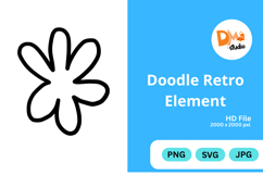 Doodle Retro Element Product Image 1