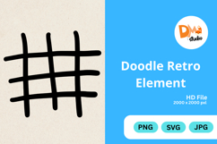 Doodle Retro Element Product Image 1