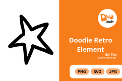 Doodle Retro Element Product Image 1
