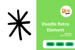 Doodle Retro Element Product Image 1