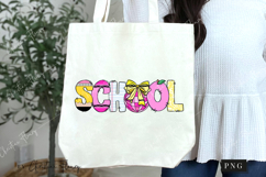 Preppy Coquette School Doodle PNG | Back To School PNG Product Image 6