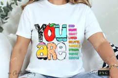 You Are School Motivational PNG | Back To School PNG Product Image 3