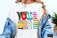 You Are School Motivational PNG | Back To School PNG Product Image 5