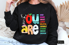 You Are School Motivational PNG | Back To School PNG Product Image 6