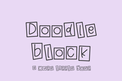 Doodleblock Display Font Product Image 1