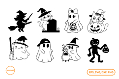 Halloween doodles hand drawn Product Image 1