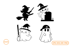 Halloween doodles hand drawn Product Image 3