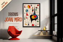 Posters in the style of Joan Miro 01. Wall Art. Product Image 3