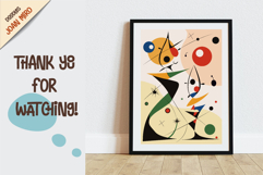 Posters in the style of Joan Miro 01. Wall Art. Product Image 6