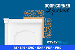 Door Corner Flowers Lasercut Product Image 1