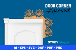 Door Corner Flowers Lasercut Product Image 2