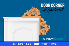 Door Corner Construction Lasercut Product Image 1