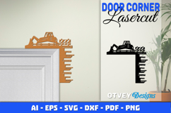 Door Corner Kids Room Construction Scene Lasercut Product Image 2