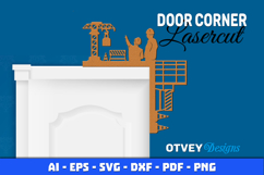 Door Corner Kids Room Construction Scene Lasercut Product Image 2