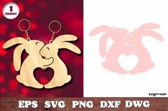 Valentines Day Keychain | Svg Bundle | Laser Cut Product Image 7