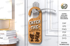 Door Hangers for readers Bundle Lasercut. Door Knob Tags SVG Product Image 7