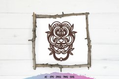 Door Knocker Papercut SVG Design Product Image 1