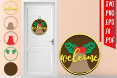 Christmas Layered Door Sign Bundle svg eps ai png pdf Product Image 6