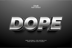 Text Effect Dope Style Luxury Silver Product Image 1