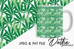 Dope Leaves Repeat Seamless Pattern - Jpg and .Pat File Product Image 2