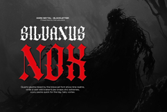Dork Neytal | Black Metal Font Product Image 3