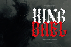 Dork Neytal | Black Metal Font Product Image 4