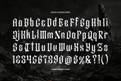 Dork Neytal | Black Metal Font Product Image 11