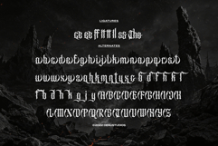 Dork Neytal | Black Metal Font Product Image 12