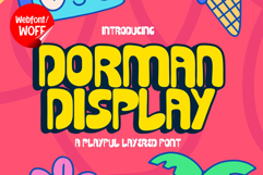 Dorman Display | Quirky Webfont for Creative Websites Product Image 1